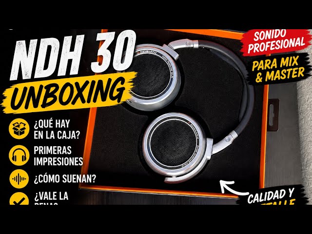 Vídeo relacionado con Neumann NDH 30 - Auriculares dinámicos Abiertos para Mezcla Profesional, Mastering, Twitch, Youtube, Podcast, producción, Escucha de música de Alta definición, Titanio (509111) Grande