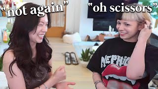 Jodi's scissors incident happens again with Emma Langevin