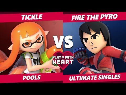 Play With Heart SSBU - Tickle (Inkling) Vs. Fire the Pyro (Brawler) Smash Ultimate Tournament Pools