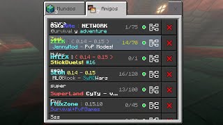 TOP 7 SERVIDORES para CRAFTSMAN 0.15.10 y MCPE 0.15.10 | EN 2025