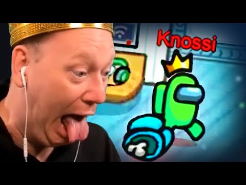 KNOSSI plays A MONGO US for the FIRST TIME! 😂 | Among Us