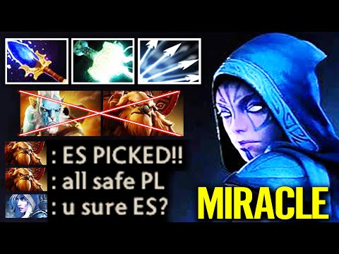 Who need ES?? MIRACLE [DROW RANGER] Aghanim's Scepter Mjollnir 100% COUNTER PL - Dota 2 Pro Gameplay