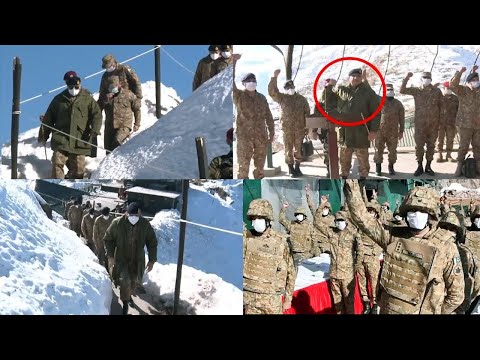 COAS General Qamar Javed Bajwa visited forward troops deployed along Line of Control (LOC)