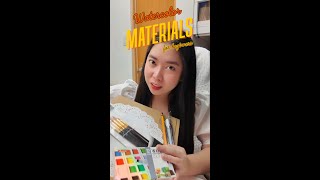 Watercolor Materials for Beginners ✨🖌️
