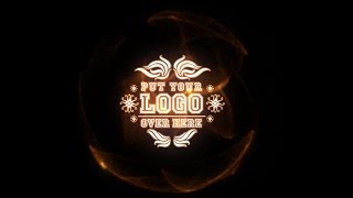 After Effects Template - The Flames Logo Reveal