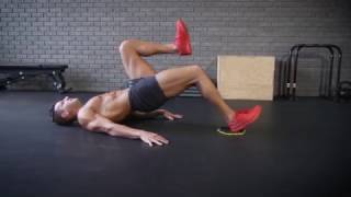 Eccentric Single-Leg Sliding Leg Curl exercise video thumbnail