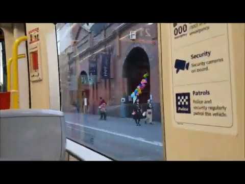 Adz' Transport Vlogs - Sydney Light Rail (CAF Urbos 3) from Dulwich Hill to Central, on timelapse