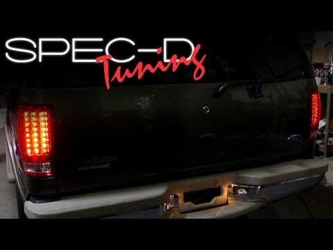 SPECDTUNING INSTALLATION VIDEO: 1997 - 2002 FORD EXPEDITION LED TAIL LIGHTS
