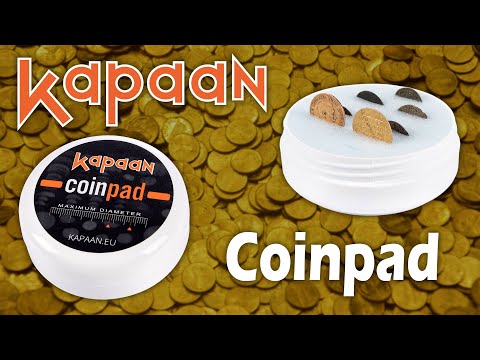 Kapaan Coinpad - einfache Münzaufbewahrung beim Sondeln mit Metalldetektor