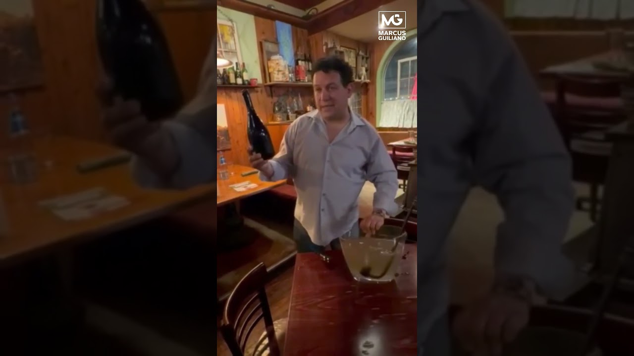 The Wildest Way to Open Sparkling Wine (Movia Puro)