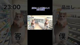 店内に一人と勘違いして起きた悲劇 #catmemes #猫ミーム #猫マニ