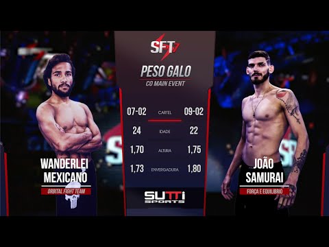 SFT 7 • Main Card Co Main Event:  Wanderlei Mexicano vs  Joao Samurai
