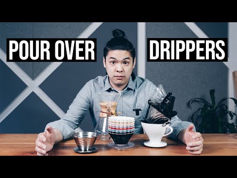 Pour Over Coffee Drippers Guide (Hario, Origami, Chemex)