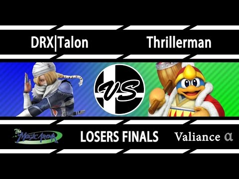 Valiance α- DRX Talon (Sheik) vs Thrillerman (DDD) - LFs - Smash 4 - Wii U