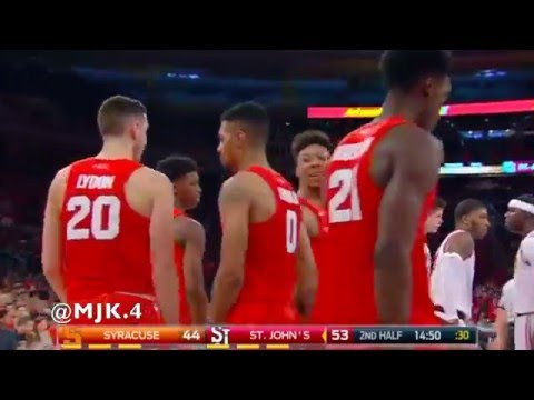Malachi Richardson Highlights vs St. John's - 15 Pts