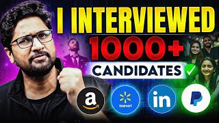 Download the video "Why are YOU failing in INTERVIEWS? Listen from the INTERVIEWER"