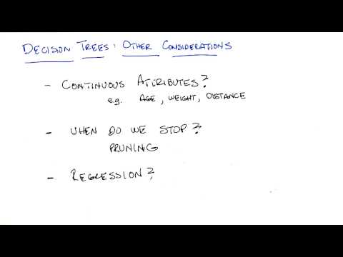 Decision Trees Other Considerations Regression Georgia Tech Machine Learning