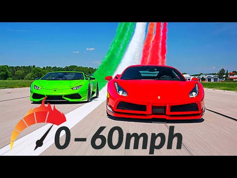 Top 10 Fastest Accelerating Production Cars (0-60 mph)