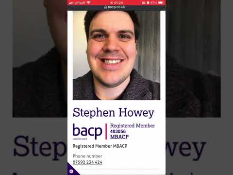 I show you in this video how to check my BACP membership, you can use the same technique for other counsellors. There is no sound in this video. I did this on a mobile but the steps are the same. Go to the BACP website, accept cookies. Select the men