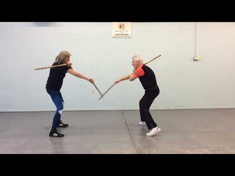 "The Filipino Kali Minute" (14) -- Sinawali Heaven, Standard, Earth  6 count