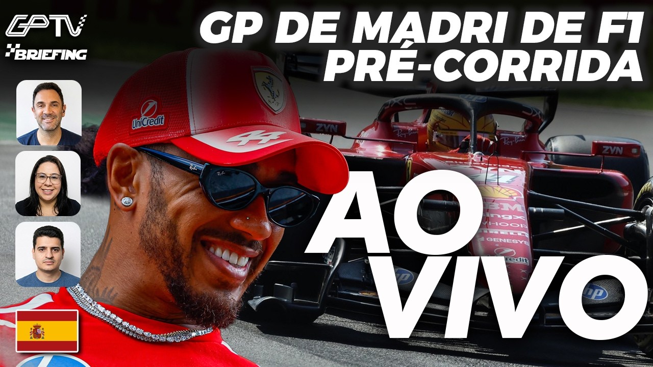 🔴 AO VIVO! F1 2026 EM MADRI: PRÉ-CORRIDA [Briefing + narração]