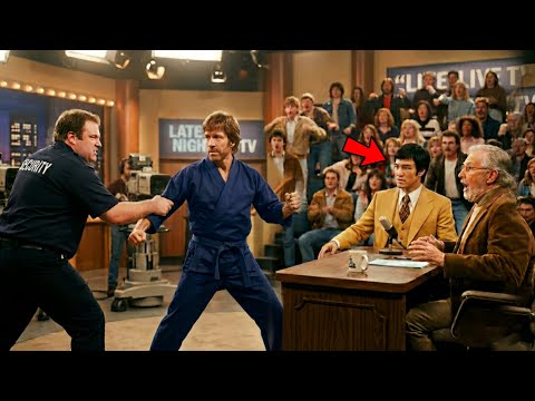 Stop The Interview! Chuck Norris Shouted—Bruce Lee Is A Fake Then Bruce Turned TV Studio Into Ring