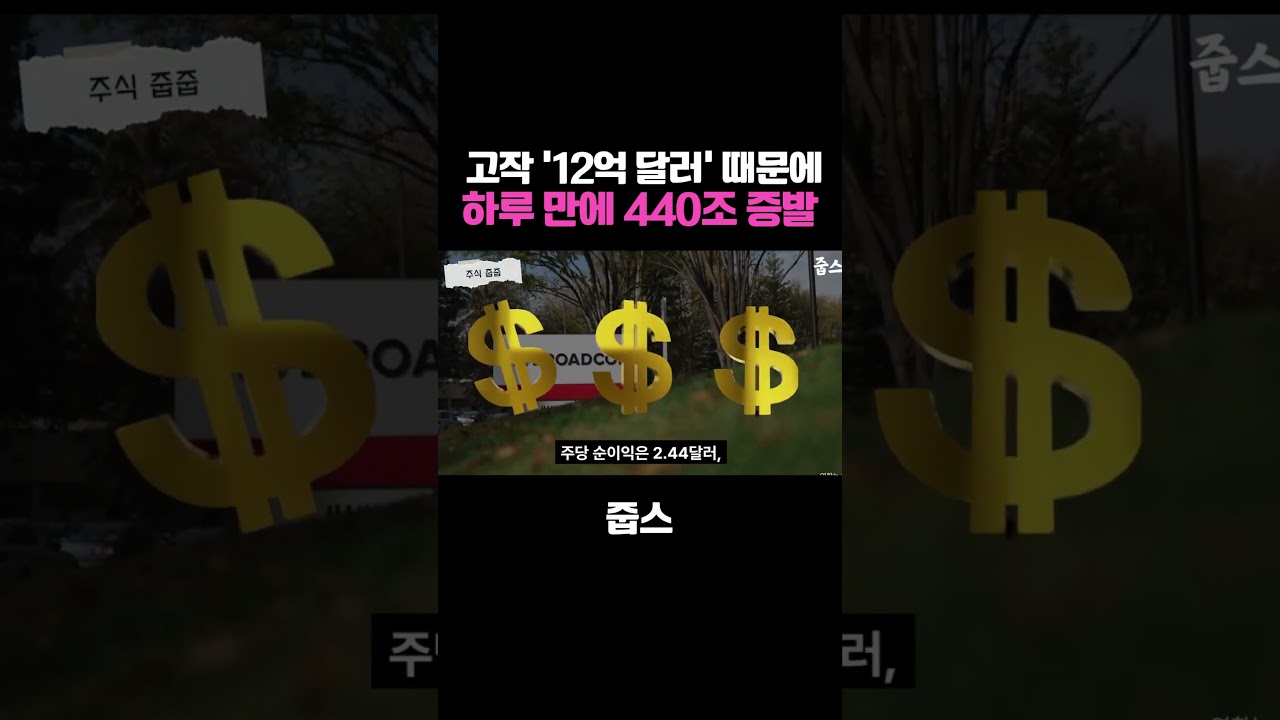 고작 '12억 달러' 때문에 하루 만에 440조 증발