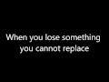 Secondhand Serenade - "Fix You" Lyrics 