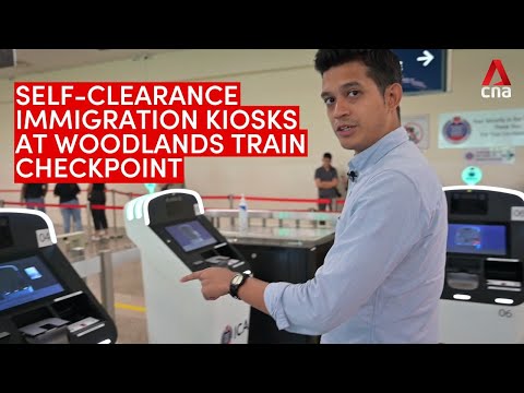 Self-clearance immigration kiosks at Woodlands Train Checkpoint: How it works