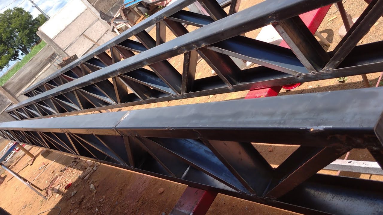 Serralheria para iniciantes. Fazendo treliças metálicas.