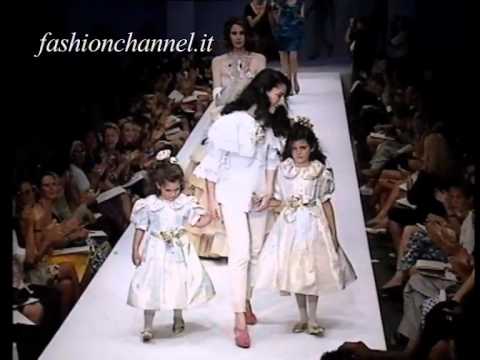 "Luisa Beccaria" Autumn Winter 1991 1992 Rome 6 of 6 Haute Couture Woman by FashionChannel
