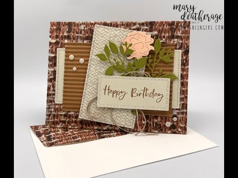 Stampin Up//Charming Day//Need for Tweed DSP//Textured Notes//Birthday//Online Exclusive//Sneak Peek