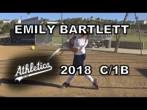 Emily Bartlett 2018 Catcher/1B Softball Recruit/Skills Video