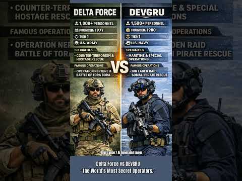 Delta Force vs DEVGRU: America’s Most Elite Special Units Compared