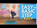 BEGINNER'S BASIC STEP AEROBICS | 30 Minutes | Disco Party | 127 BPM