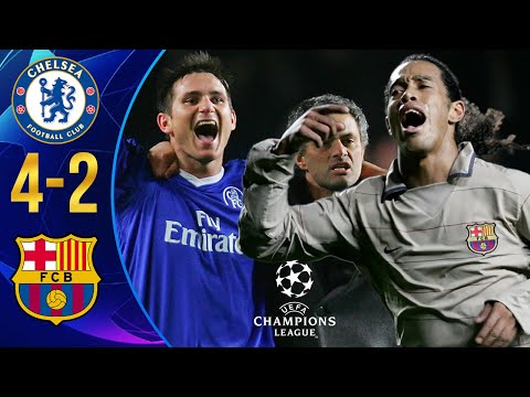 Chelsea vs Barcelona 4-2 | UCL Round of 16 2nd Leg 2005 !!