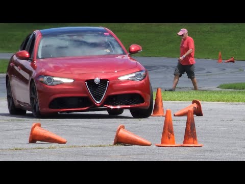 2017 Alfa Romeo Giulia Ti Q4 - 2022 BMW CCA NCC Autocross - Test and Tune 2