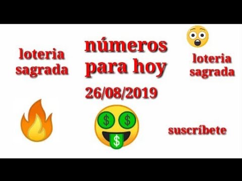 Números para hoy 26/08/2019