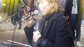 장혜진 "1994년 어느 늦은 밤 " 커버 (임혜원) 홍대버스킹 20161219월