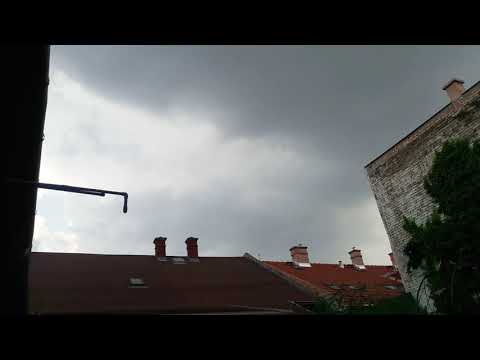 Loud thunders at Budapest on 10/June/2018