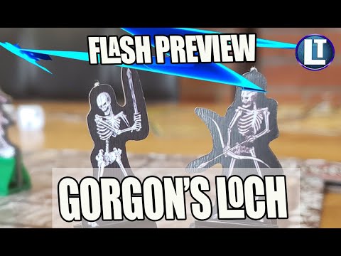 The Gorgon's Loch Board Game Flash Preview
