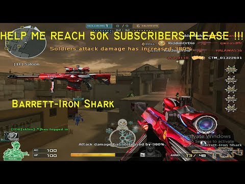 Crossfire West (Đột Kích Bắc Mỹ) 2.0: Barrett-Iron Shark| Zombie Nano