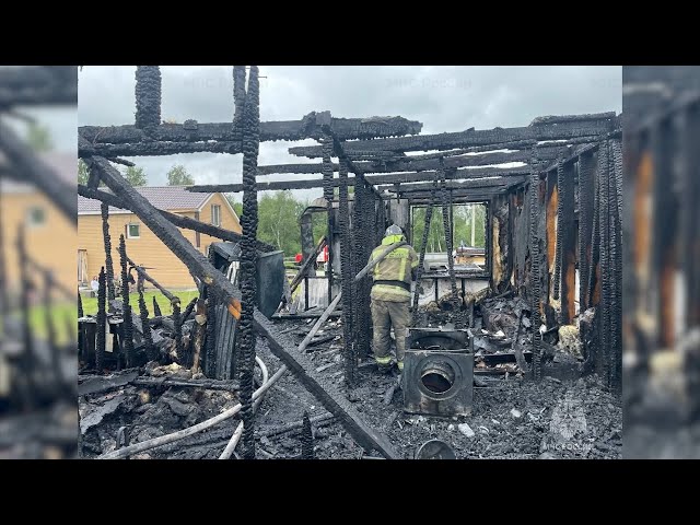 Два человека погибли на пожаре в Баклашах