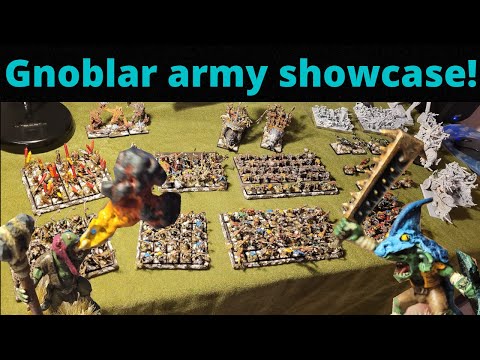 Warhammer the old world! Gnoblar army showcase!!