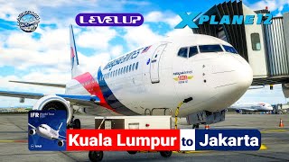 IVAO IFR World Tour 2025 | Malaysia Airlines | Kuala Lumpur to Jakarta | X-Plane 12