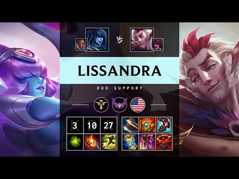 Lissandra Support vs Rakan - NA Master Patch 25.10