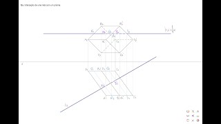 Interseção de uma reta com um prisma