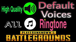 Download lagu Quick Voice Chat Pubg (DEFAULT VOICE) | PUBG Mobile mp3