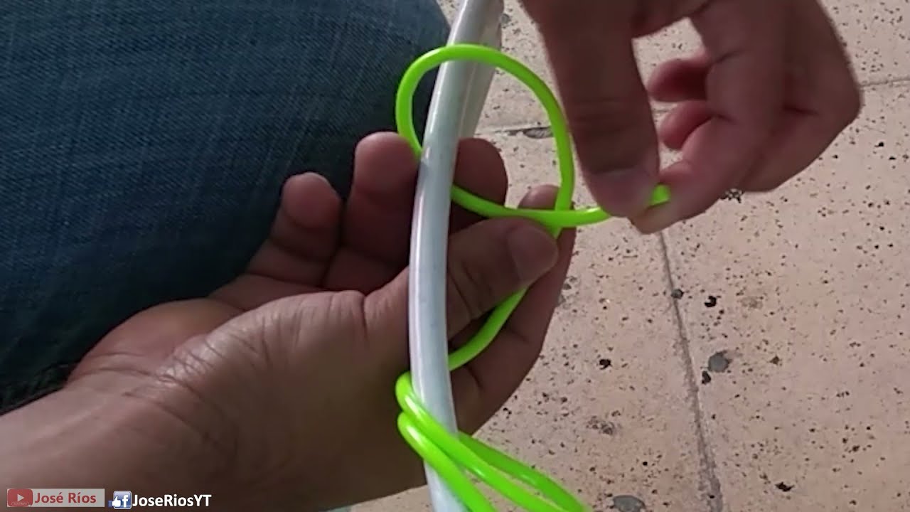 Nudo inicial para tejido de Sillas Acapulco. Explicación detallada.