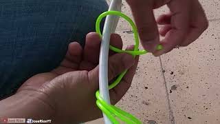 Nudo inicial para tejido de Sillas Acapulco. Explicación detallada.